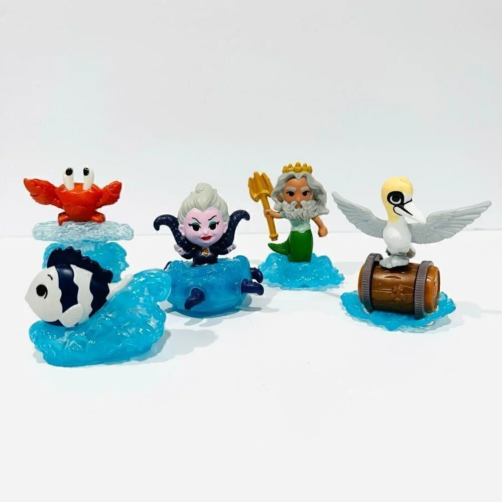 2023 McDonald's Disney's The Little Mermaid Happy Meal Toys - Set of 5